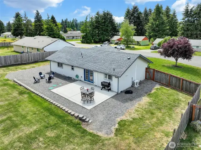 RV/ Boat parking on either side of the home