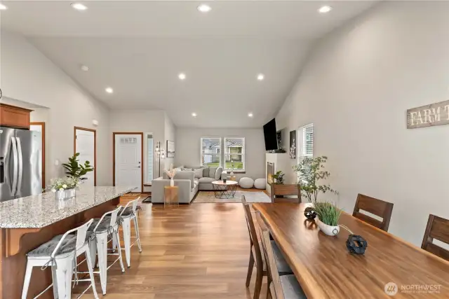 Large dining area