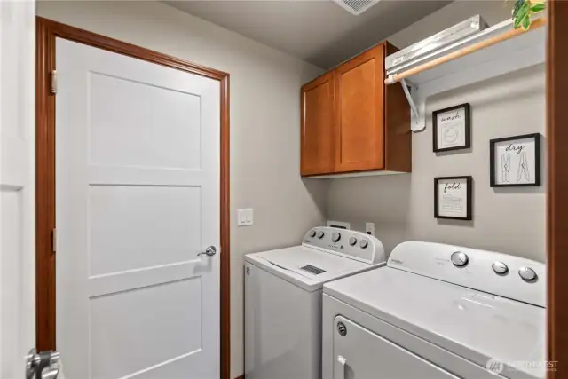 Laundry room to garage