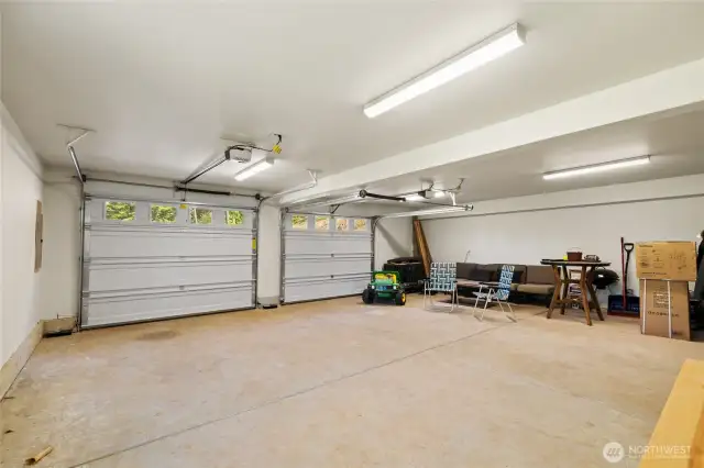 Extra deep 2 car garage