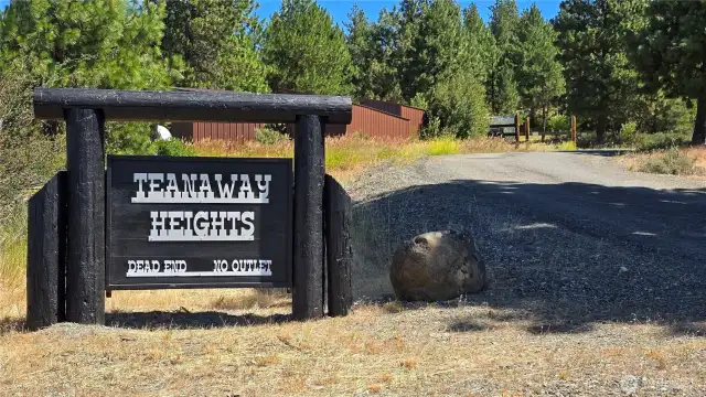 Welcome to the the amazing community of Teanaway Heights!