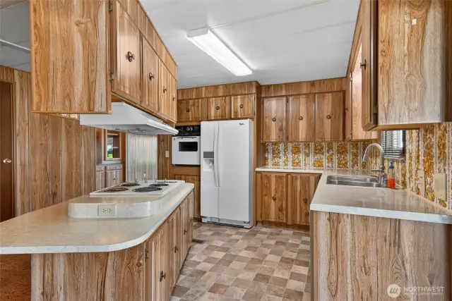 Newer fridge and newer dishwasher