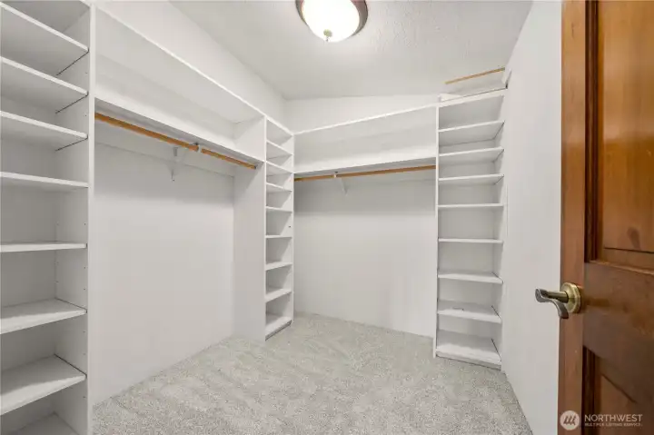 Primary Walk In Closet