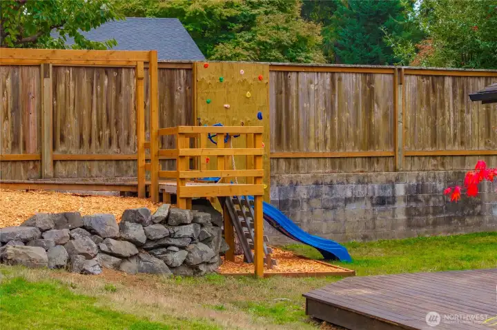 Custom back yard playlet