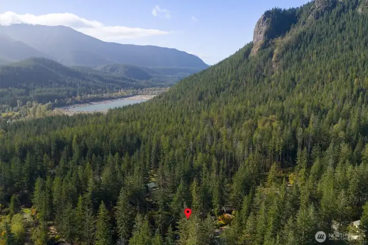 Just around the corner from Rattlesnake Lake!