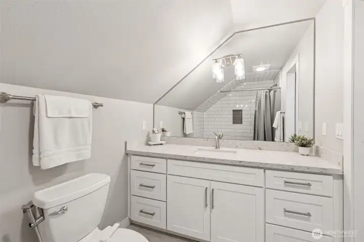 Full bathroom upstairs