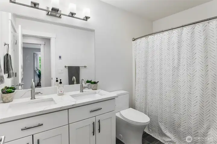 full bathroom upstairs