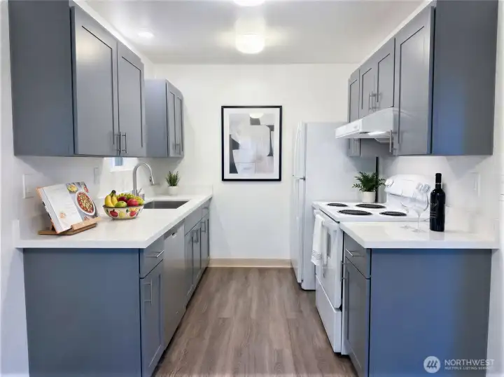 8850 remodeled kitchen with clean, contemporary design