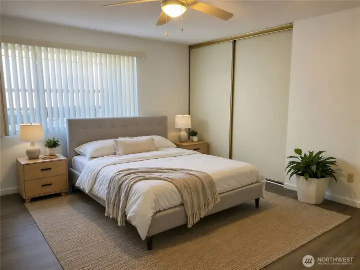 8848 bright, spacious bedroom 2