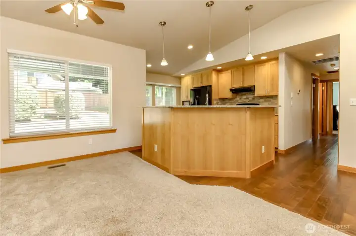 Dining Area and kitchen