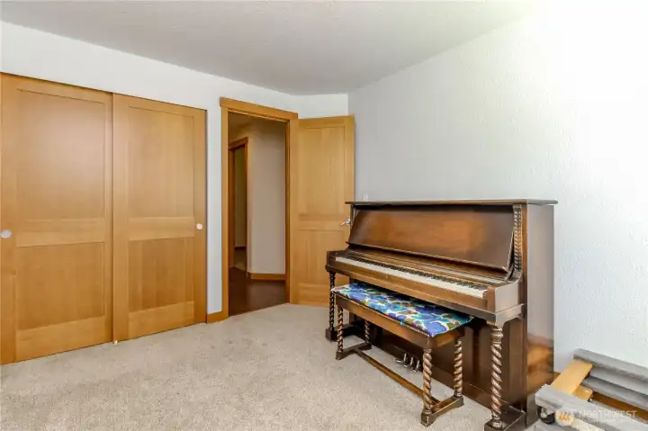 Bedroom #2, beautiful wood closet doors