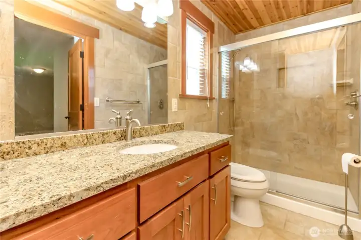 Shower in bath off of Primary bedroom