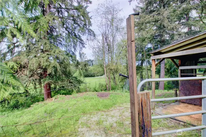 entrance to the pastures
