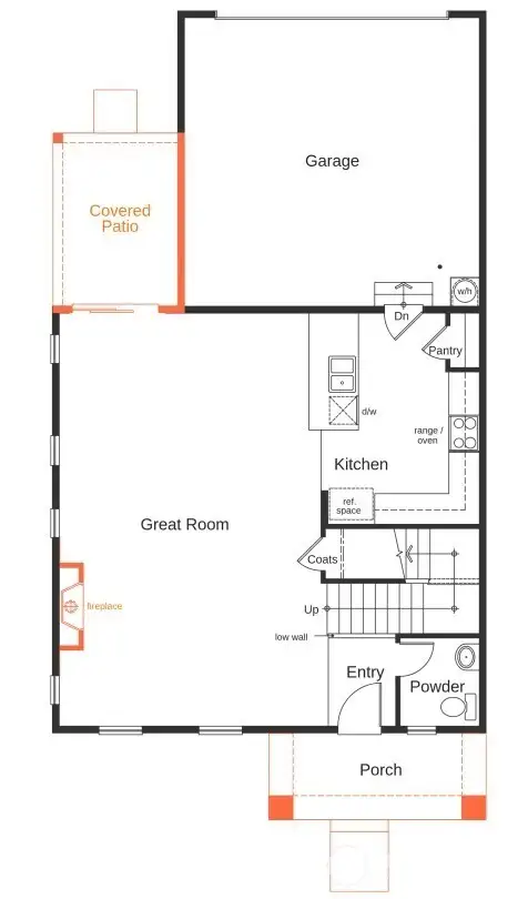 Homesite 418 First Floor