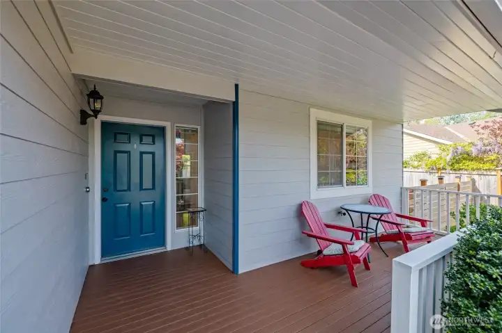 The charming covered front porch welcomes you, step inside... The charming covered front porch welcomes you, step inside...