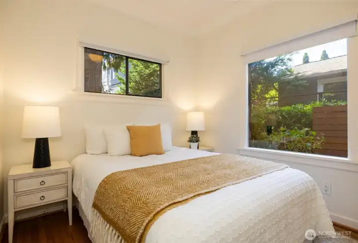 Bright main floor bedroom.