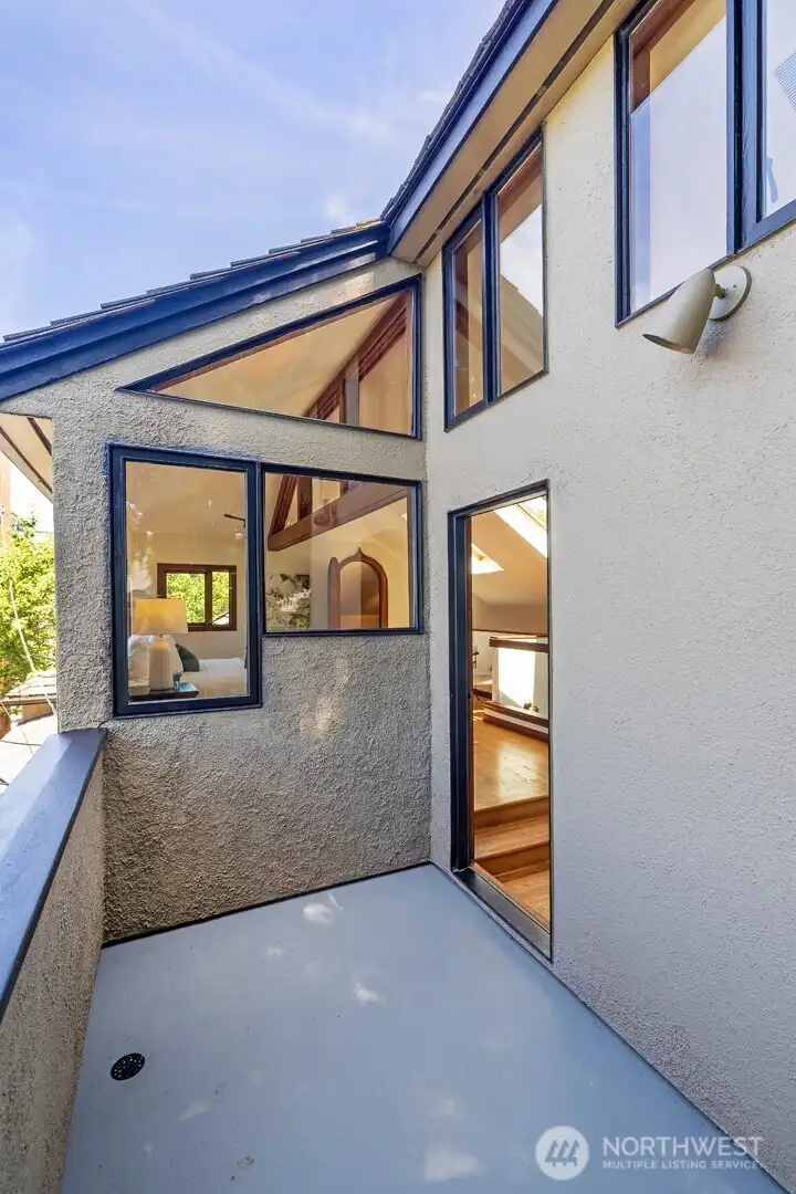 Private balcony off the primary suite.