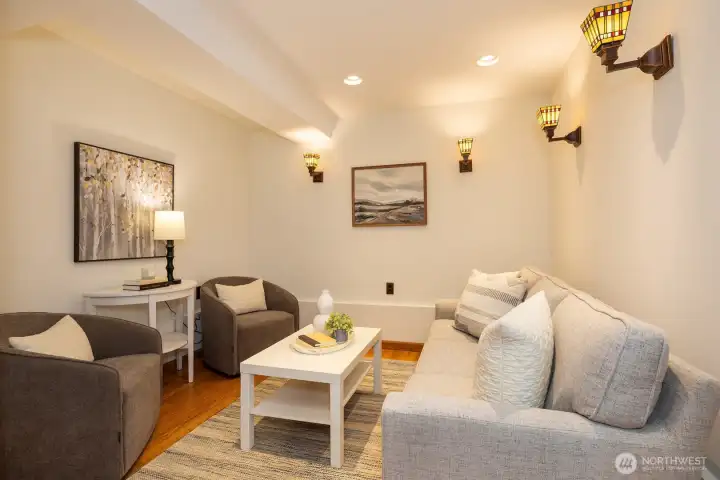 Great flex-space for a rec room, office, or gym.