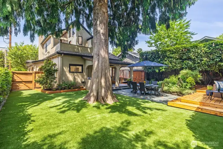Easy care turf means you can spend less time mowing & more time enjoying.