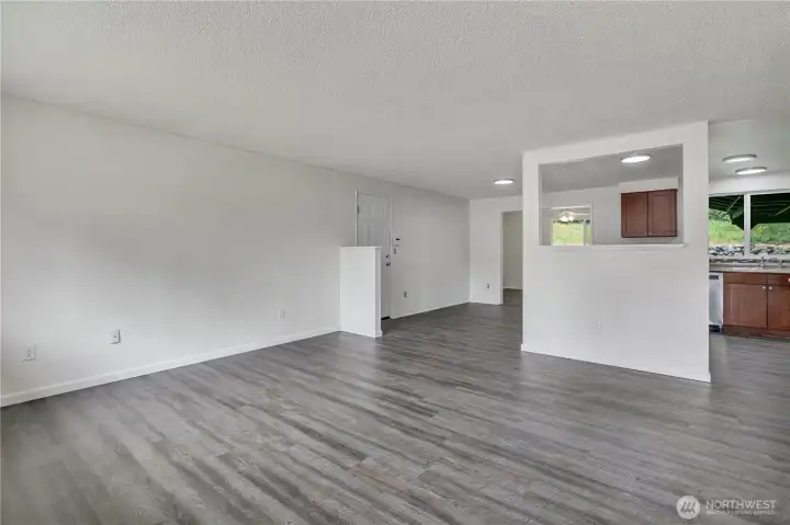 Easy access from 2-car garage to kitchen - ideal for bringing in groceries!