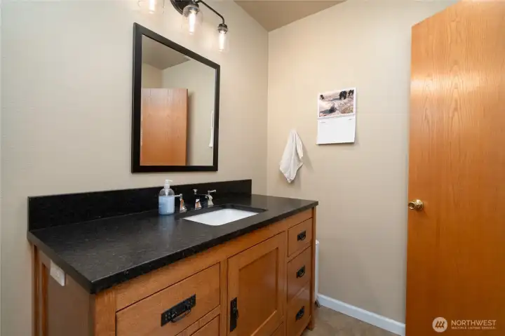 Primary 3/4 bath. Primary 3/4 bath.