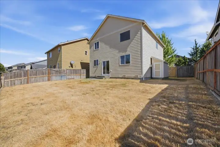 Another view of the Huge Backyard. Another view of the Huge Backyard.