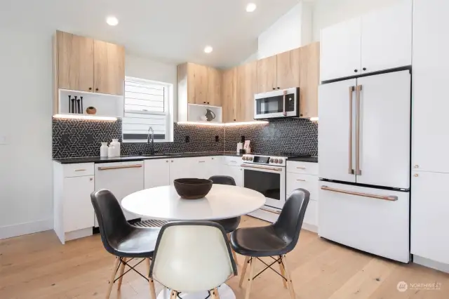 White appliance package is stunning *photos are from model home*