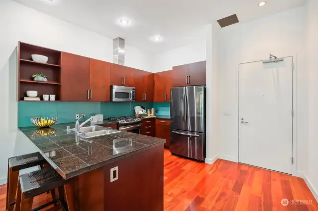 Bar Seating in Kitchen