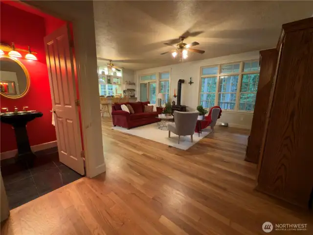 Tons of natural lighting throughout!