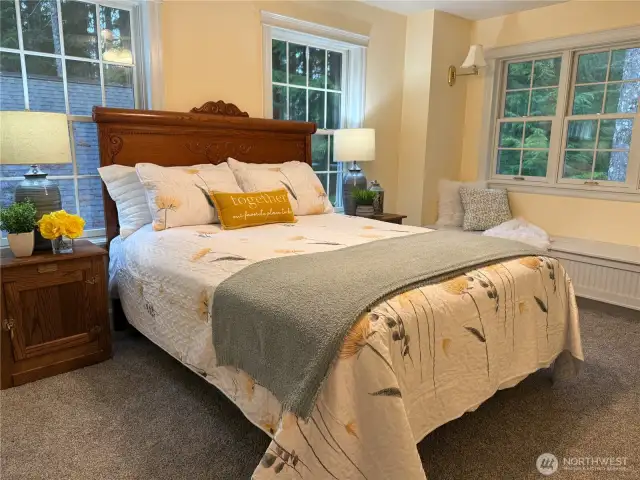 Beautiful upstairs bedroom.