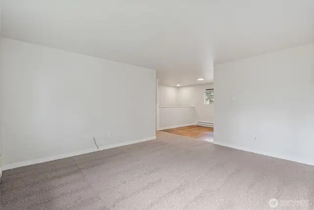 spacious living room