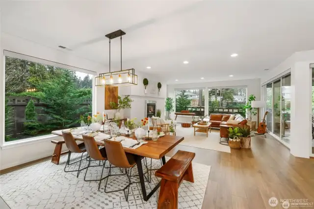 This open area of the home is more than just a space; it's an experience. It's a canvas where memories are created, where culinary delights are savored, and where the art of entertaining reaches new heights. If you're seeking a home that effortlessly blends luxury, functionality, and a flair for hosting, this is the epitome of the perfect entertainer's paradise.