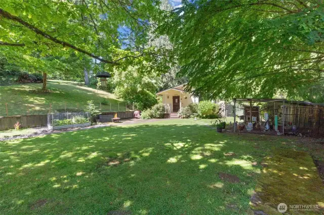 Beautiful and private front yard
