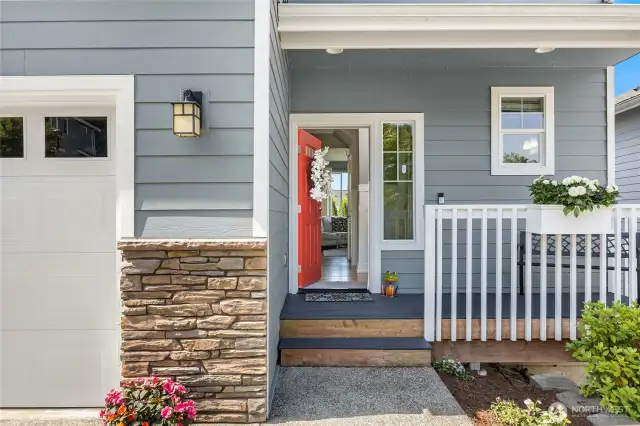 Welcome - Front Porch Entry