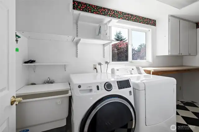 Laundry room downstairs.