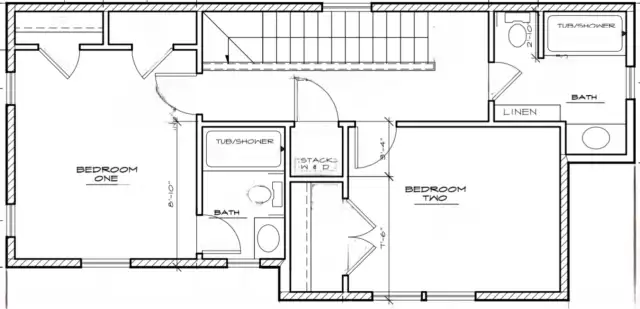 Each bedroom has its own bathroom.