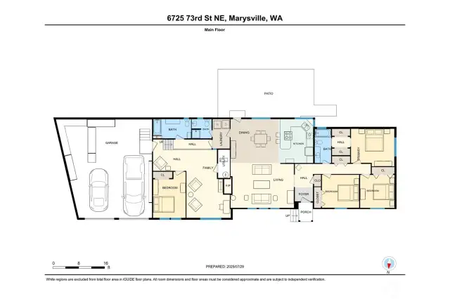 Floor plan of this sprawling home