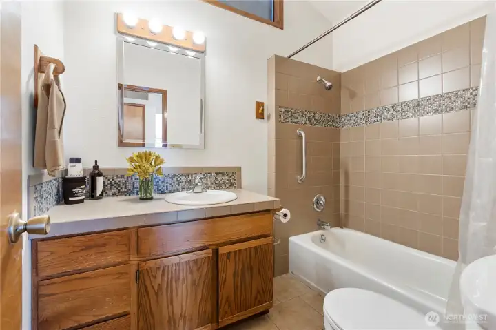 Virtually Staged Main Floor Bathroom