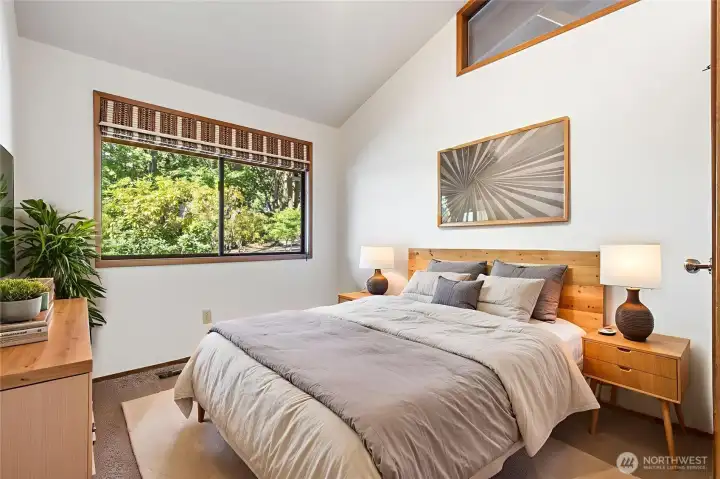 Virtually Staged Main Floor Bedroom 2