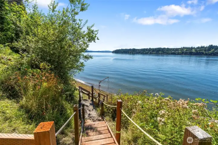Stairs to the beach