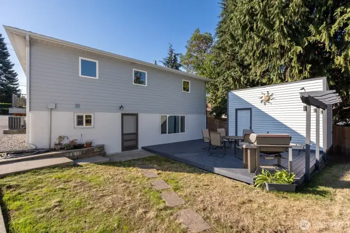 walk-out basement to patio