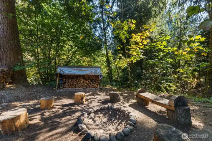 Notice that theirs at least a cord of wood included with the purchase. Enough to heat the home for the winter.