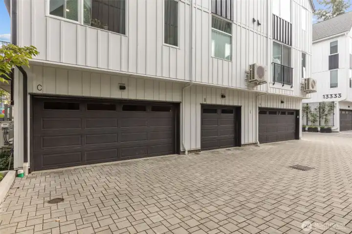 Rare 2 car attached garage and EV charging ready. End unit.