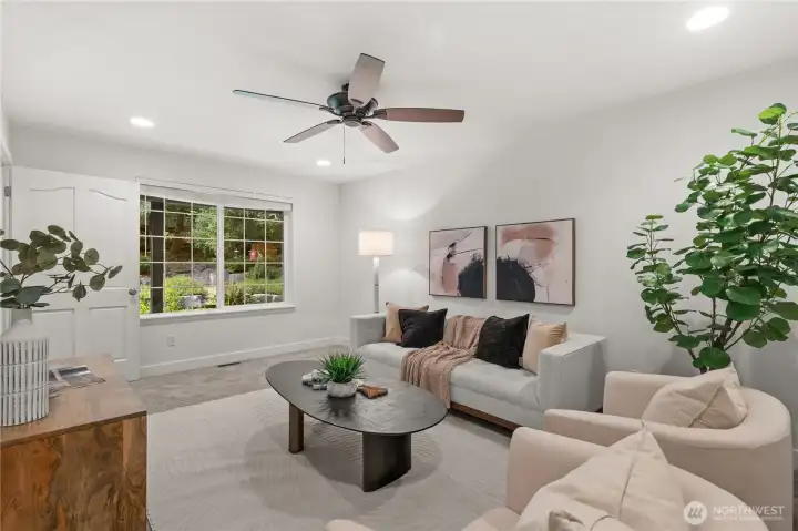 Formal living room of entry
