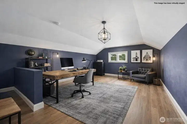 Virtually staged- Upper area in shop!