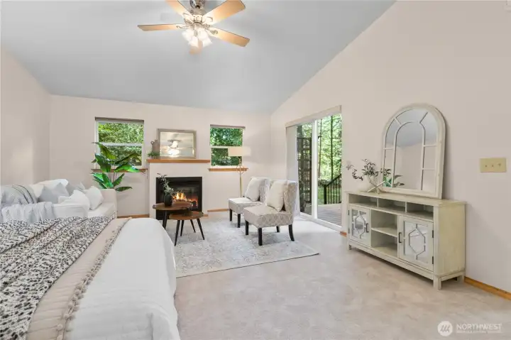 Versatile space ideal for sitting area, office, or additional living use.