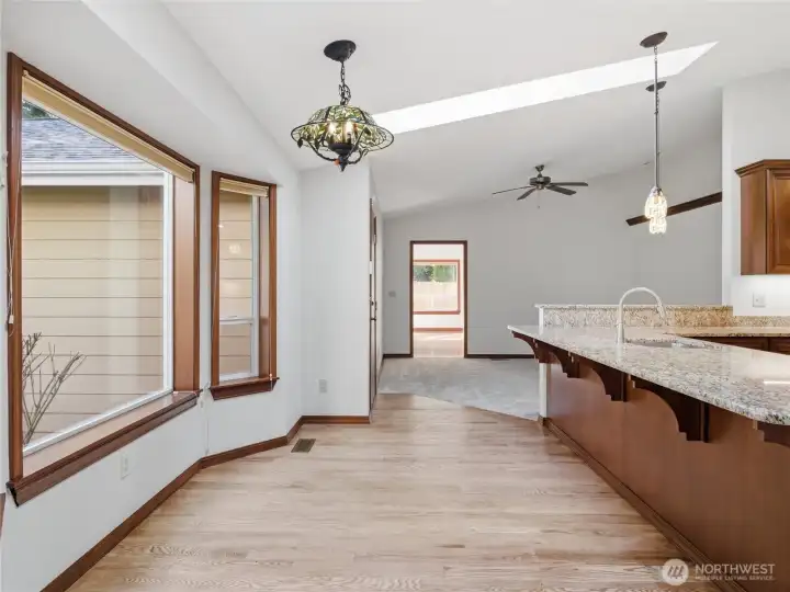 Looking thru Nook/Family Rm towards Bonus Rm