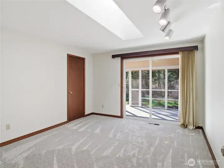 BR #2 - Screened Porch. Skylight and Trac Lighting