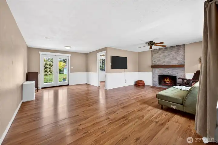 Welcome to your next one level home with large open concept and natural light