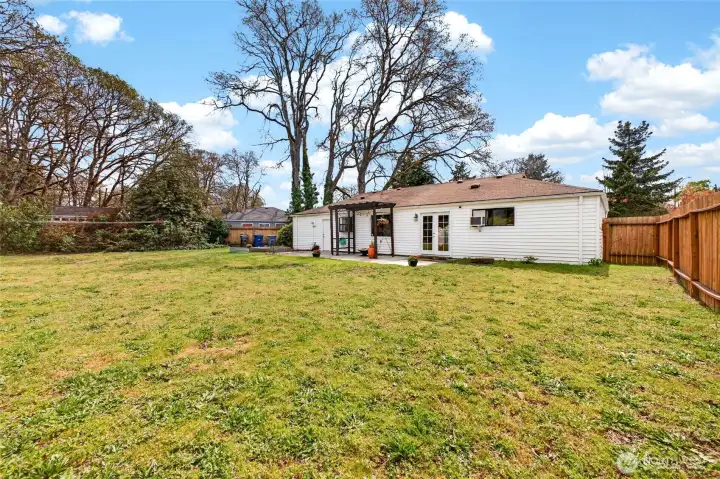 Back yard to build your memories at